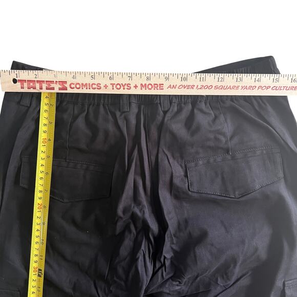 Men’s Black Cargo Pants – Size M - Picture 2 of 11